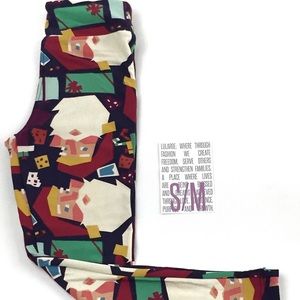 Lularoe Holiday Leggings, Size Kids S/M & L/XL